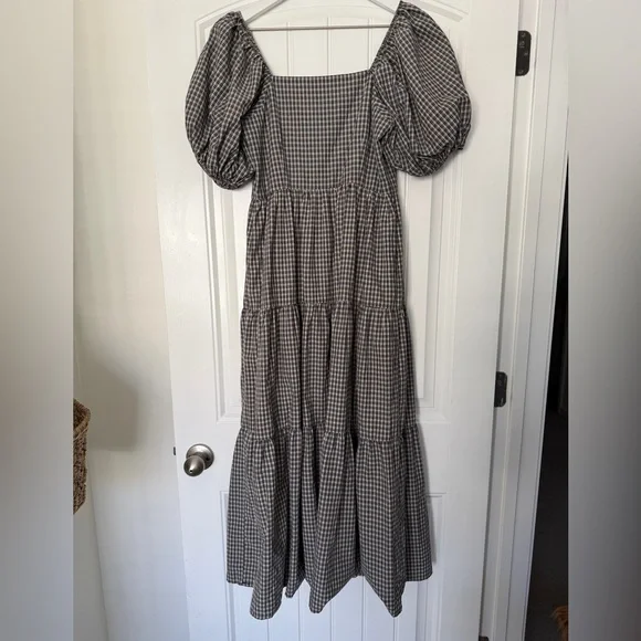 Neuflora Florence Puff Sleeve Maxi Dress - Picture 7 of 9